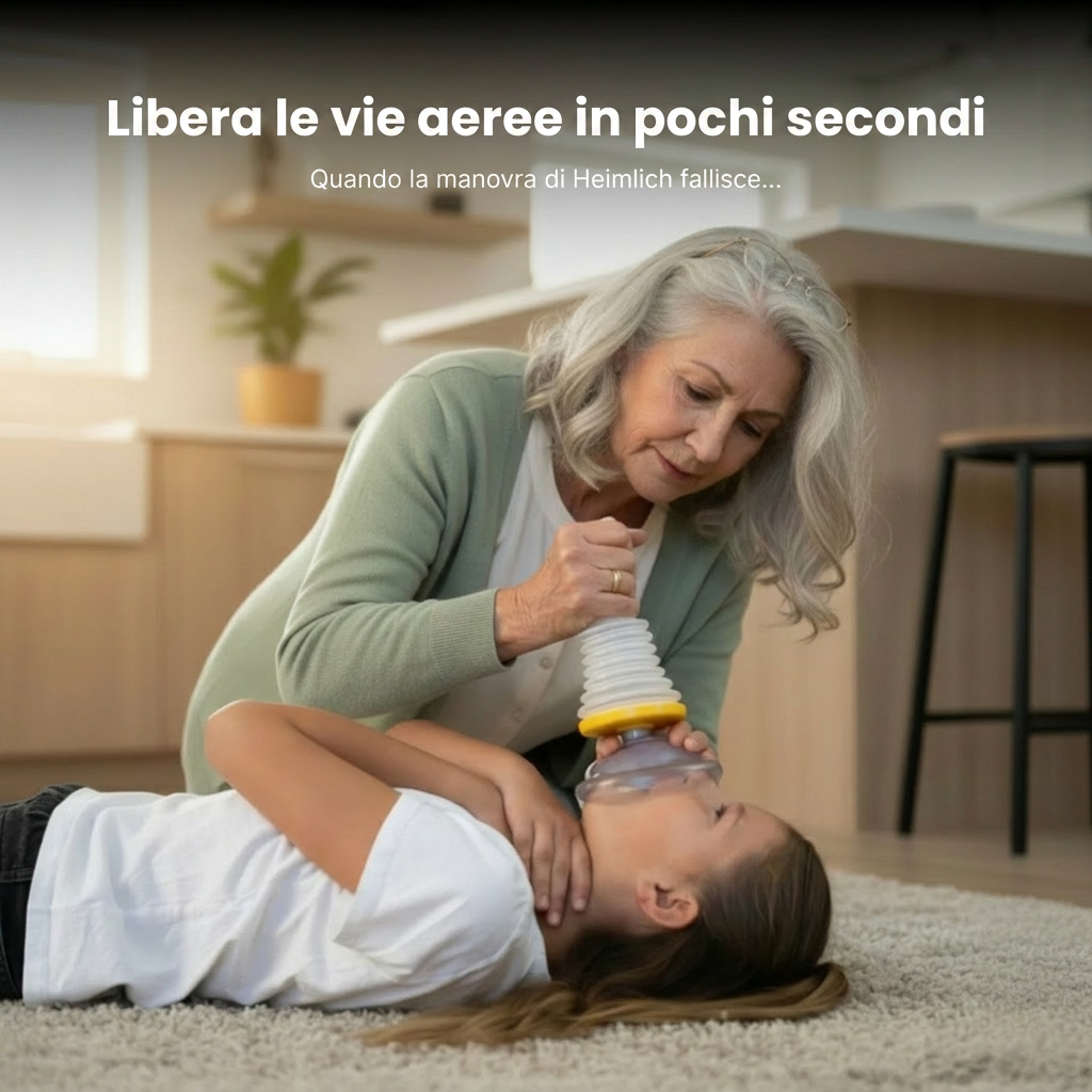 Libera le vie aeree in pochi secondi