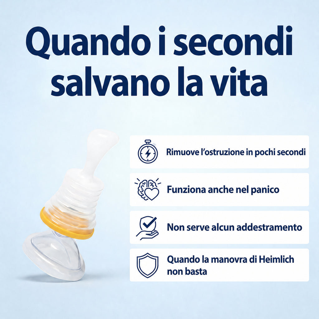 Salvavita Antisoffocamento per Adulti e Bambini
