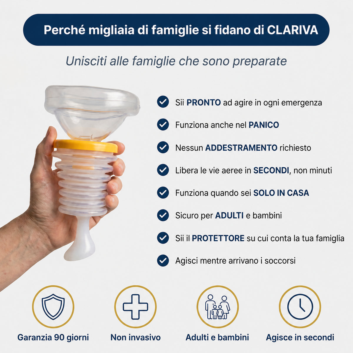 Salvavita Antisoffocamento per Adulti e Bambini